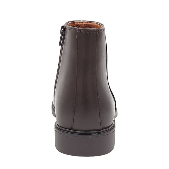 Alfani Men Liam Side Zip Dress Boots Size US 12M Espresso Brown Faux Leather main image 5